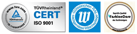 Zertifikate – Zischka Zischka, Haus der Kleiderpflege, Kleiderpflege, Textilien, Simmern, professionelle industrielle Reinigung, kompletter Wäscheservice, Berufsbekleidung, hochwertige Pflege, Reinigung Textilien, Flugzeugtextilien,